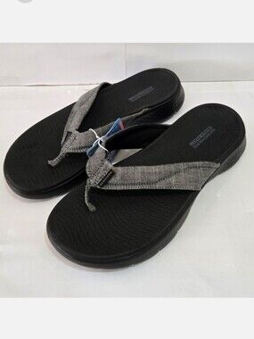 Skechers Women's Go Walk Flex Flip-Flops Memory Foam Comfort Sandals
